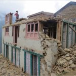 A damaged house. © Copyright Rapcha - Yadav